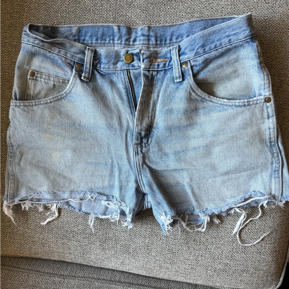 Levi Wrangler Cutoff Denim Women Shorts